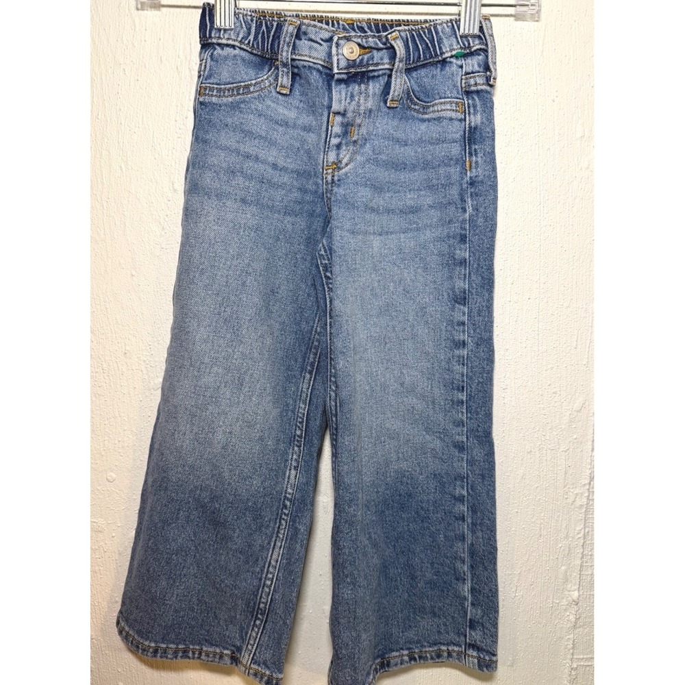 Epic Threads Girls Medium Wash Wide Leg Denim Jeans Elastic Waist 4T
